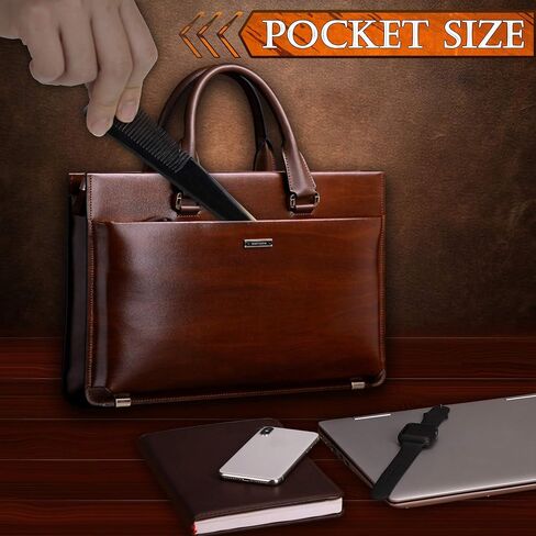 KaziUS Beard & Mustache Comb for Men, Facial Hair Grooming & Styling, Use Wet or Dry. Pocket-sized Handmade Horn Comb of Quality Durable, Saw-Cut and Hand Polished. in Saudi Arabia