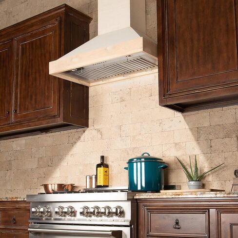 ZLINE 42 in. Unfinished Wooden Wall Mount Range Hood - Includes Motor in Saudi Arabia