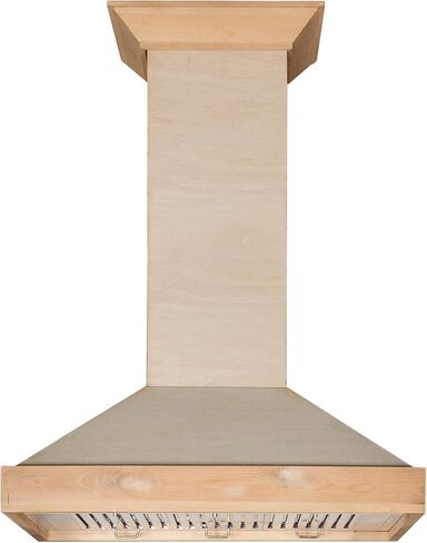 ZLINE 42 in. Unfinished Wooden Wall Mount Range Hood - Includes Motor in Saudi Arabia