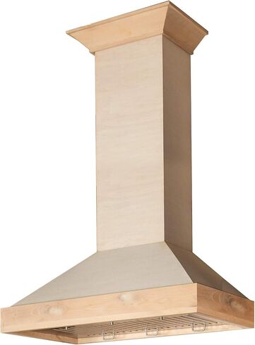 ZLINE 42 in. Unfinished Wooden Wall Mount Range Hood - Includes Motor in Saudi Arabia