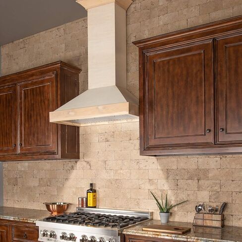 ZLINE 42 in. Unfinished Wooden Wall Mount Range Hood - Includes Motor in Saudi Arabia