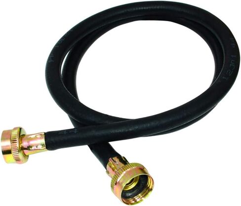 Eastman Washing Machine Drain Hose, 3/4 Inch FHT Connection, 6 Foot Black Rubber, 60325N in Saudi Arabia