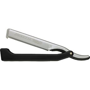 DOVO Shavette 201081 Interchangeable Blades Straight Razor, Black in Kuwait