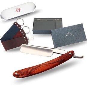 Straight Razor Blade - Shave Ready Vintage Straight Razor, Stainless Steel Razor Shaver, Pro Straight Edge Razor, Mens Straight Razor, Best Gifts in Saudi Arabia