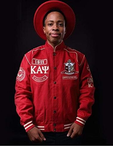 Big Boy Headgear Kappa Alpha Psi M10 Racing Twill Jacket in Saudi Arabia