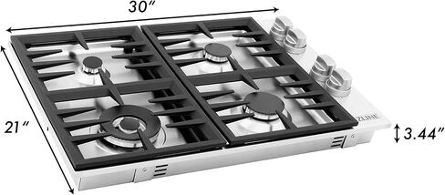 ZLINE 30 in. Dropin Cooktop with 4 Gas Burners (RC30) in Saudi Arabia