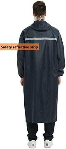 HLLMAN معطف المطر للرجال العباءات مع اغطية ملابس ضد المطر سترة المطر المقاومة للماء معاطف خفيفة الوزن سترة واقية للرجال والنساء in Saudi Arabia