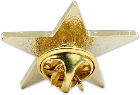 Order of The Eastern Star Masonic Lapel Pin - [Gold & White][1'' Tall] in Saudi Arabia