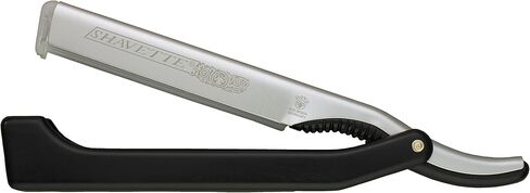 DOVO Shavette 201081 Interchangeable Blades Straight Razor, Black in Kuwait