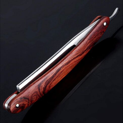 Straight Razor Blade - Shave Ready Vintage Straight Razor, Stainless Steel Razor Shaver, Pro Straight Edge Razor, Mens Straight Razor, Best Gifts in Saudi Arabia