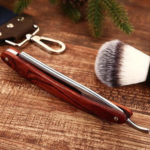 Straight Razor Blade - Shave Ready Vintage Straight Razor, Stainless Steel Razor Shaver, Pro Straight Edge Razor, Mens Straight Razor, Best Gifts in Saudi Arabia