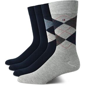 Tommy Hilfiger Men's Dress Socks - Lightweight Comfort Crew Sock (4 Pack) in Kuwait