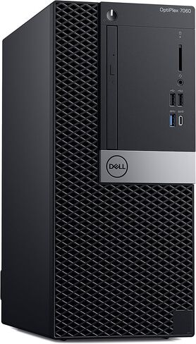 جهاز كمبيوتر مكتبي صغير اوبتيبليكس 7060 من ديل مع انتل كور i7-8700 3.2 جيجاهيرتز سداسي النواة، ذاكرة وصول عشوائي 16 جيجابايت، 256 جيجابايت اس اس دي in Saudi Arabia
