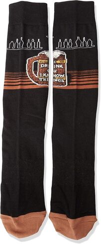 K. Bell Socks mens Funny Jokes and Wordplay Novelty Crew Socks in Saudi Arabia