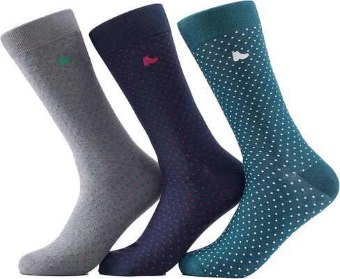 ONE CODE Colorful Dress Socks with Gift Box, 3-Pack in Saudi Arabia