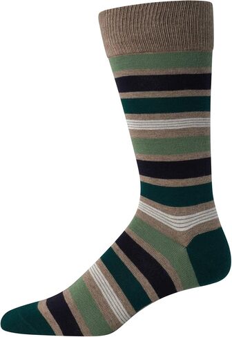 Cole Haan Men's Dress Socks - Patterned Crew Socks, Gift Box (4 Pack) in Saudi Arabia