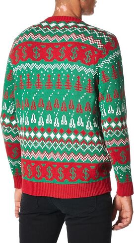 Blizzard Bay Men's Ugly Christmas Sweater Trump in Saudi Arabia