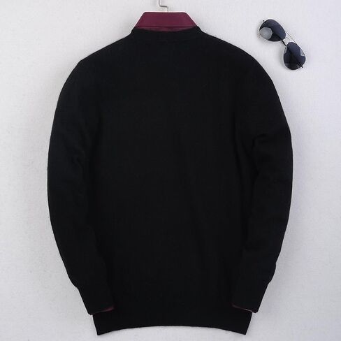 织礼 Customized Men's Cashmere Pullover Sweater, Support DIY Design Names, Letter and Text with Multi Colors in Saudi Arabia