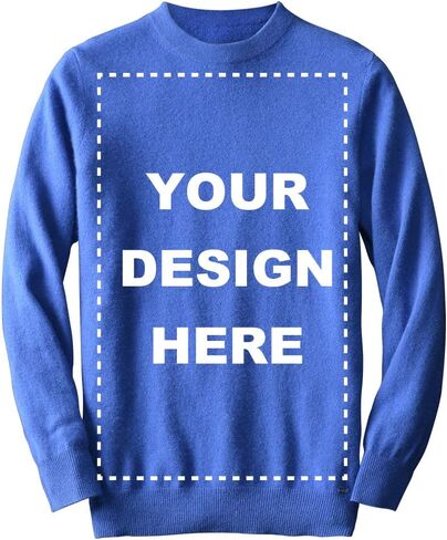 织礼 Customized Men's Cashmere Pullover Sweater, Support DIY Design Names, Letter and Text with Multi Colors in Saudi Arabia
