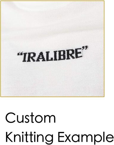织礼 Customized Men's Cashmere Pullover Sweater, Support DIY Design Names, Letter and Text with Multi Colors in Saudi Arabia