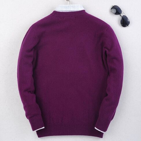 织礼 Customized Men's Cashmere Pullover Sweater, Support DIY Design Names, Letter and Text with Multi Colors in Saudi Arabia