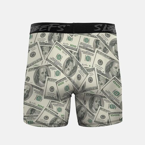 SLEEFS Soft Men’s Cotton Underwear, Boxer Briefs With Pouch Support -PATTERNS in Kuwait