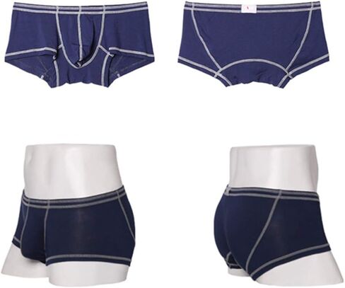 Men Boxer Briefs Underwear Modal Breathable U Convex Pouch Underpants Male Panties in Saudi Arabia