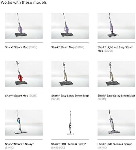 6 pc Microfiber Pads (XT3101) for Shark Steam Mop S3101, S3250, S3202 in Kuwait