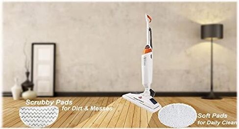 قطعتان من وسادات ممسحة البخار القابلة للغسل من LeFix + قرصين عطرين متوافقين مع سلسلة Bissell Powerfresh 1940 1440 1544 1806 2075، موديل 19402 19404 19408 19409 1940a 1940f 1940q 1940t 1940w in Kuwait