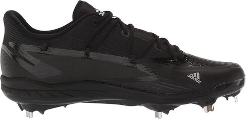adidas Men's Adizero Afterburner 8 Baseball Shoe, Black/White/White, 8.5 in Saudi Arabia