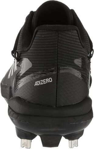 adidas Men's Adizero Afterburner 8 Baseball Shoe, Black/White/White, 8.5 in Saudi Arabia