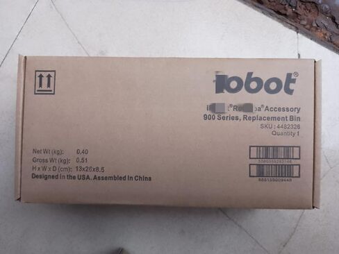 Kvatar AeroForce Dust Bin Box Replacement Compatible for IRobot Roomba 980 Series 980 981 984 985 986 Collection Box Filter Box Parts 4482326(only fit 980) in Kuwait