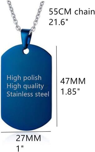 ZKXXJ Medical Alert ID Bracelets and Necklaces Set for Men - Stainless Steel Medic Identification Pendant Necklace Dog Tag & Paracord Rope Cuff Bracelet Allergy Awareness Jewelry,Customizable in Saudi Arabia