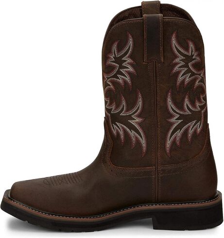 Justin Men's Driller Western Work Boot Steel Toe Tan 8.5 D(M) US in Kuwait