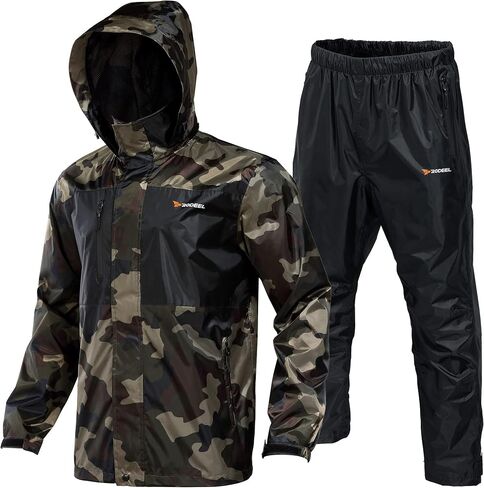 Rodeel Waterproof Fishing Rain Suit for Men (Rain gear Jacket & Trouser Suit) in Saudi Arabia