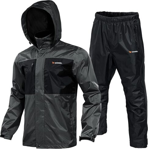 Rodeel Waterproof Fishing Rain Suit for Men (Rain gear Jacket & Trouser Suit) in Saudi Arabia