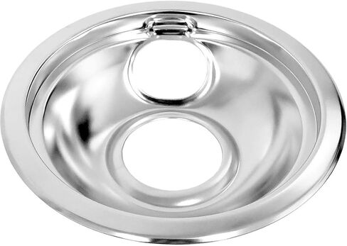 ClimaTek Stove Range 6" Burner Chrome Drip Pan Bowl fits Thermador 484629 AH3468052 EA3468052 PS3468052 in Saudi Arabia