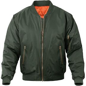 MAGNIVIT Men's Bomber Jacket Casual Fall Winter Military Jacket and Coats Outwear