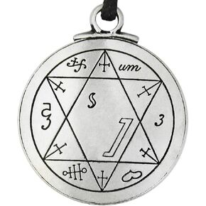 Pewter Talisman For Performers Seal of Solomon Pentacle Pendant in Saudi Arabia