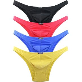 IKINGSKY Men's Cheeky Underwear Mens Pouch Bikini Panties Sexy Branzilian Back Briefs in Kuwait