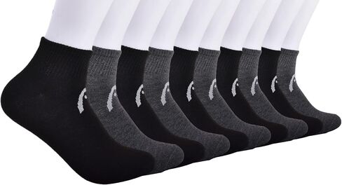 Head Men's Quarter Athletic Sport Socks 10-Pack in Saudi Arabia