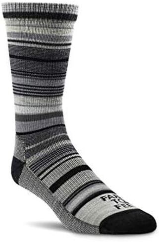 Farm to Feet Ithaca Multi-Stripe Ultralight Crew Merino Wool Socks in Saudi Arabia