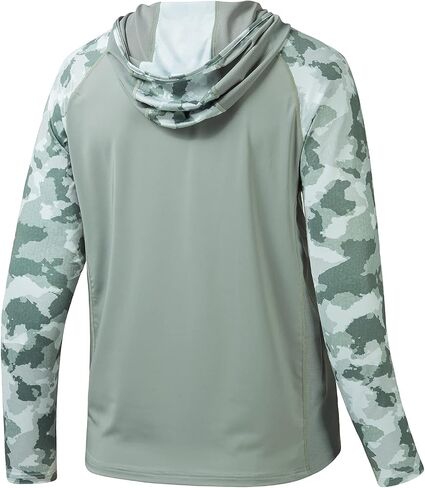 BASSDASH Men’s UPF 50 Performance Fishing Shirt Cooling Hoodie Camo Long Sleeve FS17M in Saudi Arabia