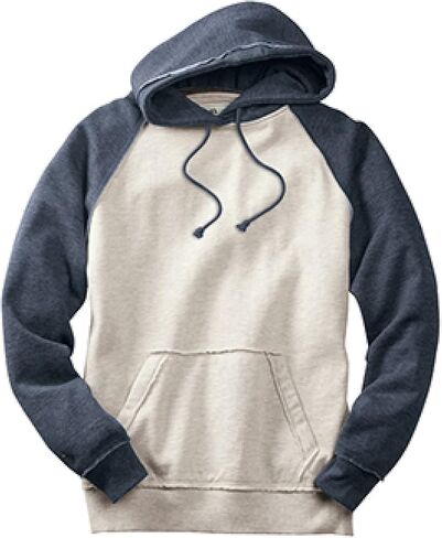 J. America J8885 Adult Vintage Heather Hooded Blended Fleece in Saudi Arabia