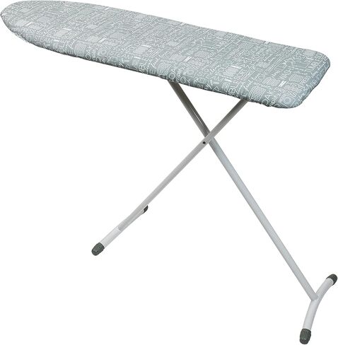 Simplify Ironing Board Cover | Scorch Resistant | Cotton | Thick Padding | Stretch Elastic Fit | Hook and Loop Fasteners | Cover ONLY | Gold in Saudi Arabia