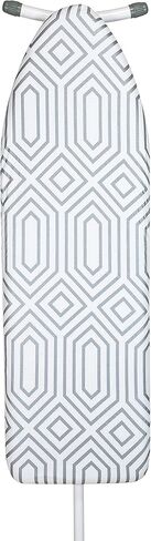 Simplify Ironing Board Cover | Scorch Resistant | Cotton | Thick Padding | Stretch Elastic Fit | Hook and Loop Fasteners | Cover ONLY | Gold in Kuwait