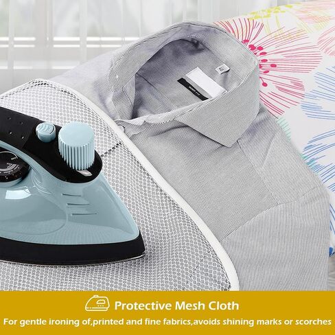 Ironing Board Cover 15 x 54 inch, Elastic Edge Scorch Resistant Ironing Board Cover and Pad, Include 4 Fasteners and Protective Scorch Mesh Cloth in Saudi Arabia