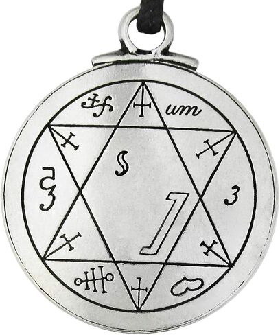 Pewter Talisman For Performers Seal of Solomon Pentacle Pendant in Saudi Arabia