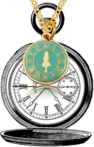 PLITI Pocket Watch Necklace Geeky Gift Book Lover Gift Daughter Birthday Gifts Book Nerd Jewelry Rabbit Clock Poker Party Jewelry in Saudi Arabia