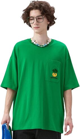 Unisex Graphic T-Shirts for Men Women Teens, 3D Raised Letter Oversized Streetwear Cotton Short Sleeve Cool Art Hip-Hop Tees in Saudi Arabia
